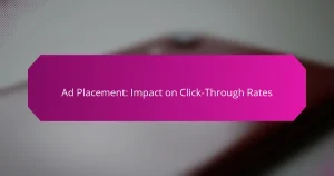 Ad Placement: Impact on Click-Through Rates