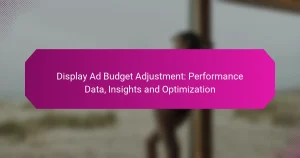 Display Ad Budget Adjustment: Performance Data, Insights and Optimization